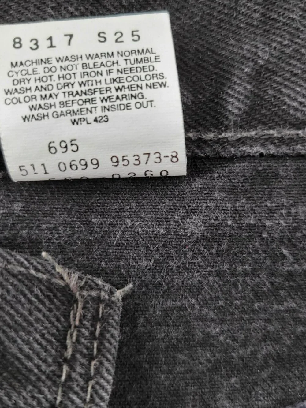 Vintage Levis 550 Jeans‎ 33x32 Black Denim Relaxed Fit Straight Leg Y2K USA Made